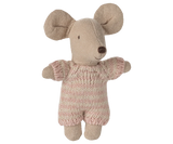 Baby Mouse in Carry Cot | Rose
