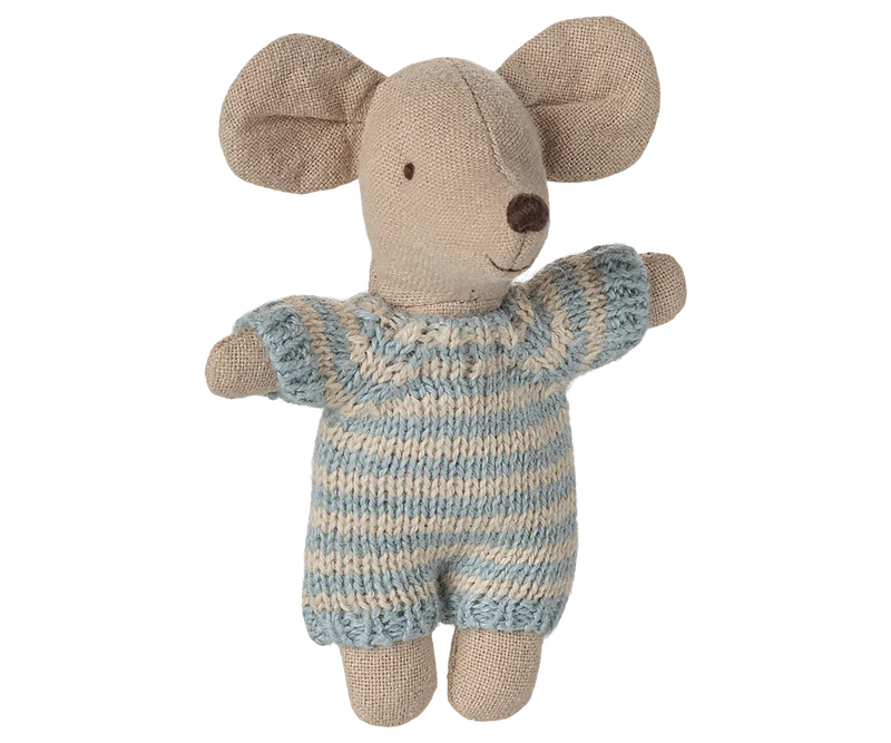 Baby Mouse in Carry Cot | Blue