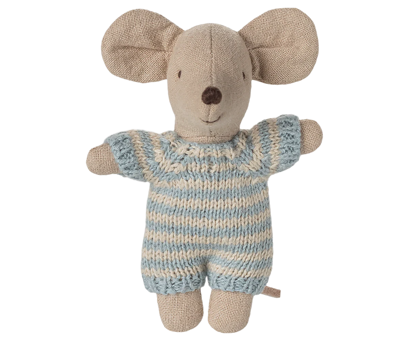 Baby Mouse in Carry Cot | Blue