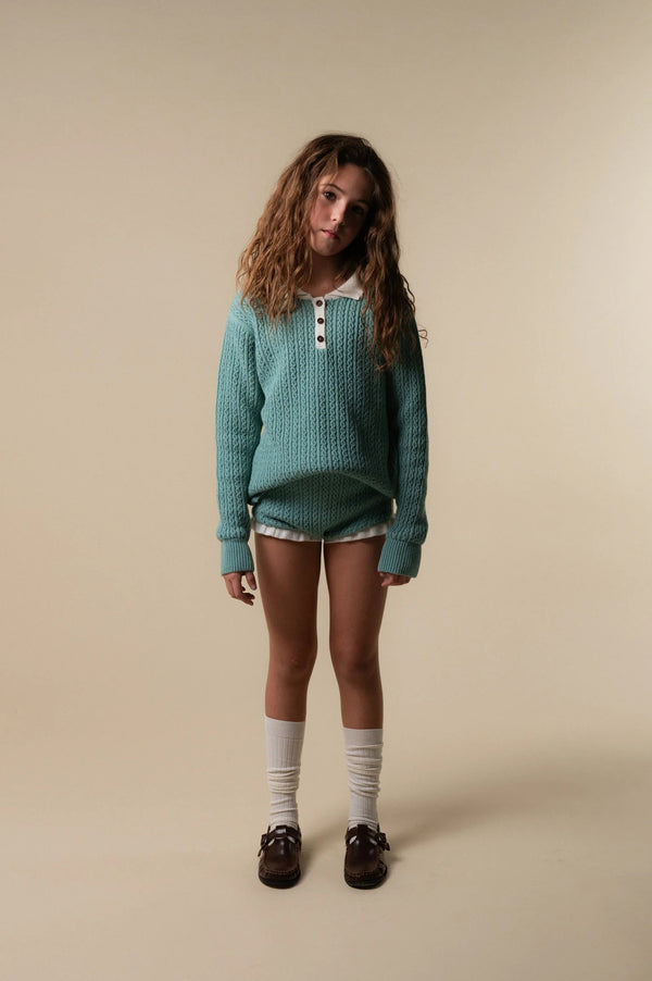 Mint Biri Knit Sweater Girl