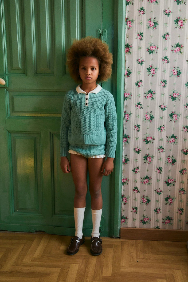 Mint Biri Knit Sweater Girl