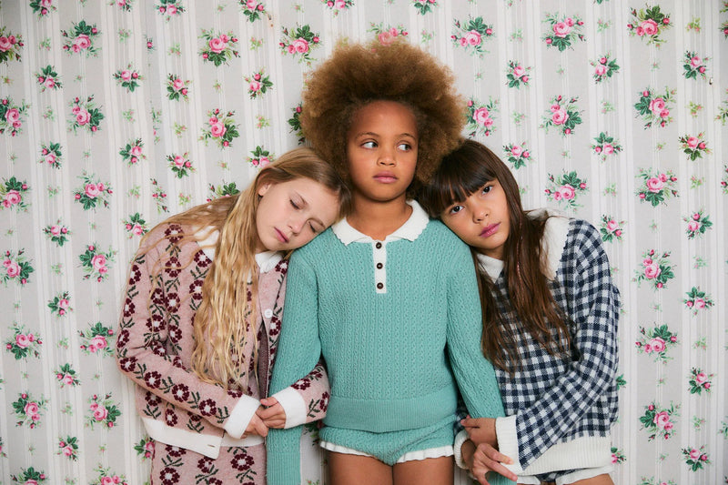 Mint Biri Knit Sweater Girl