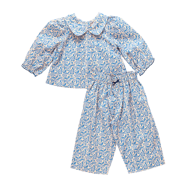 Baby Girls Dawson 2-Piece Set | Blue Climbing Floral