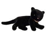Sleeping Kitten Plush | Medium, Black