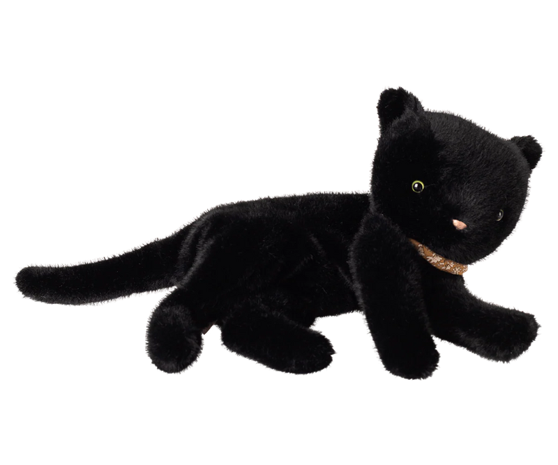 Sleeping Kitten Plush | Medium, Black