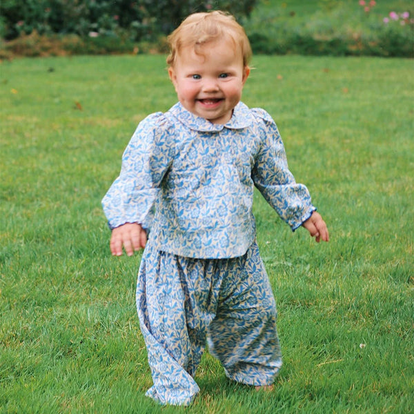 Baby Girls Dawson 2-Piece Set | Blue Climbing Floral