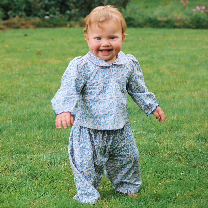 Baby Girls Dawson 2-Piece Set | Blue Climbing Floral