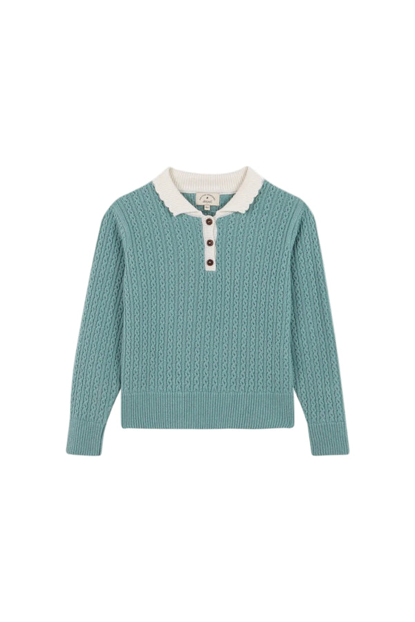 Mint Biri Knit Sweater Girl