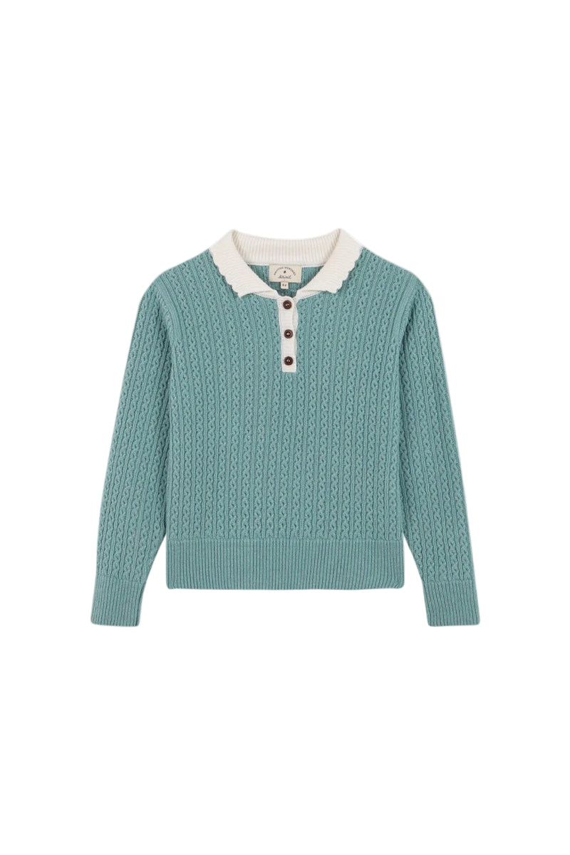 Mint Biri Knit Sweater Girl