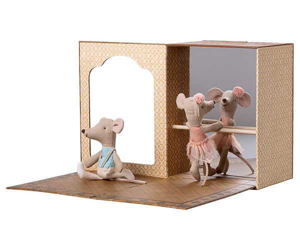 Ballet Mice in Dance Studio | Little Sister and Brother