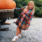 Girls Autumn Dress  | Harvest Check