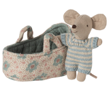Baby Mouse in Carry Cot | Blue