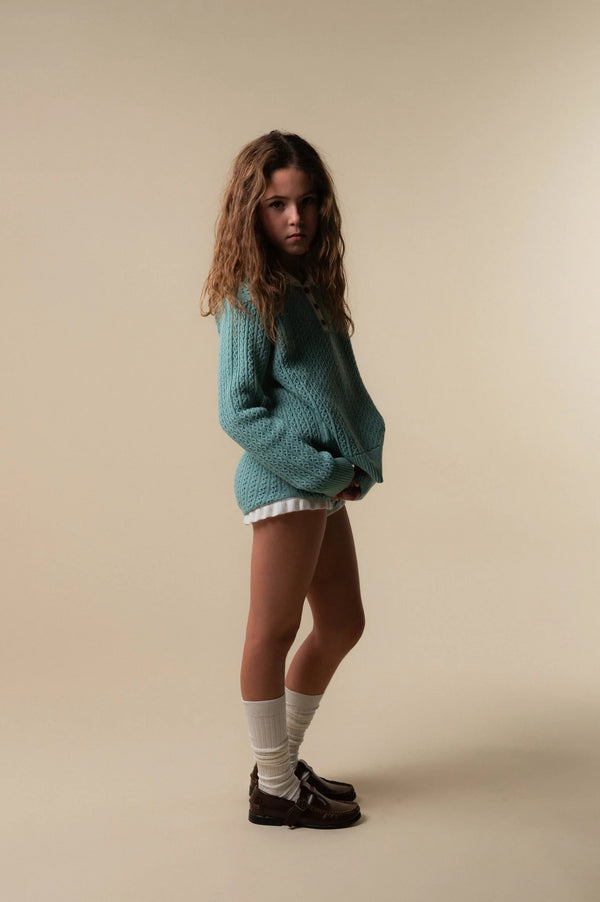Mint Biri Knit Sweater Girl