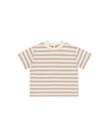 Relaxed Tee | Grapefruit Stripe