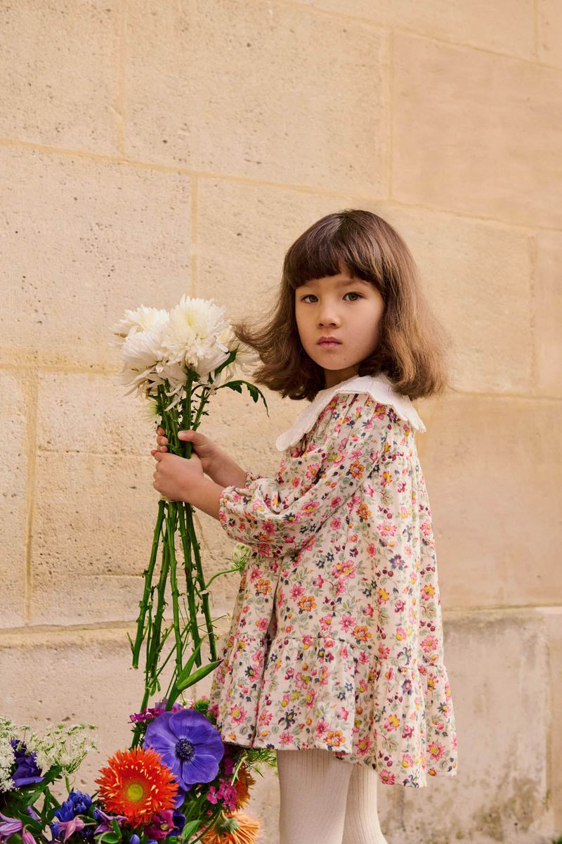 Dress Heidi | Cream Wild Flowers