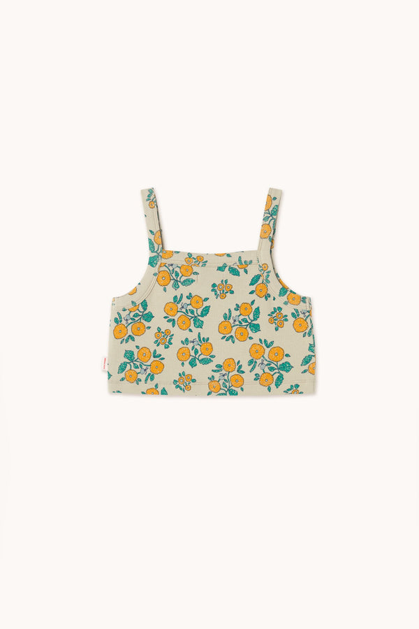 Flowers Top | Dark Vanilla