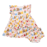 Baby Girls Jennifer Dress Set | Birthday Star