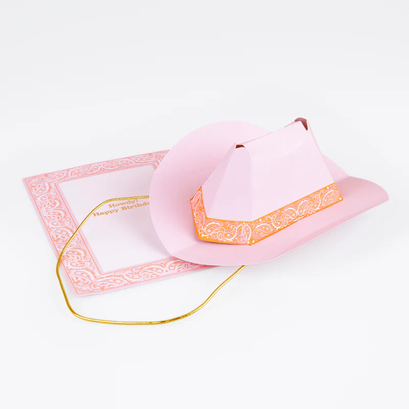 Pop-Up Western Hat Birthday Card