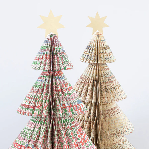 Meri Meri x Liberty Paper Honeycomb Trees