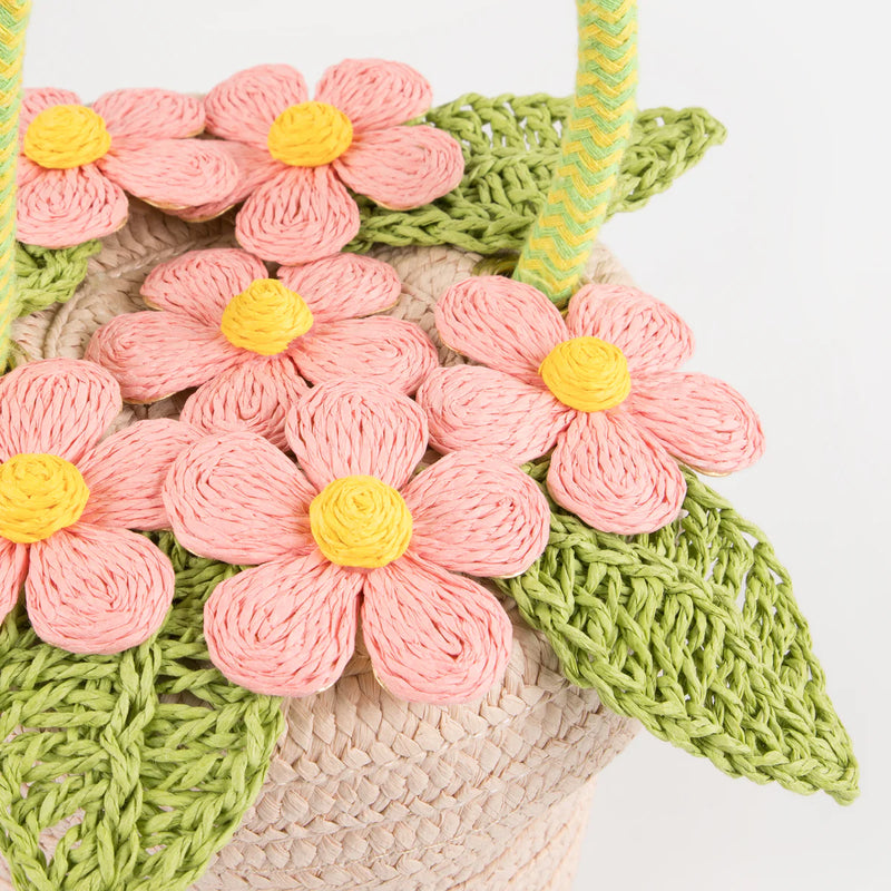 Flower Pot Basket Bag