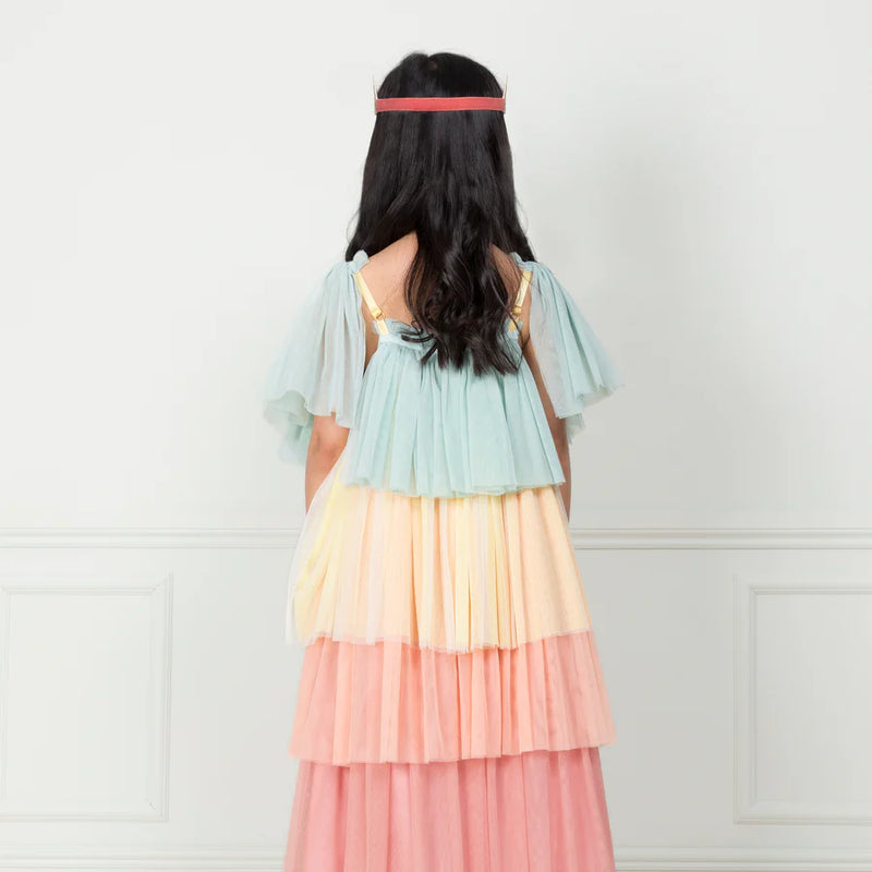 Rainbow Ruffle Princess Dress Up