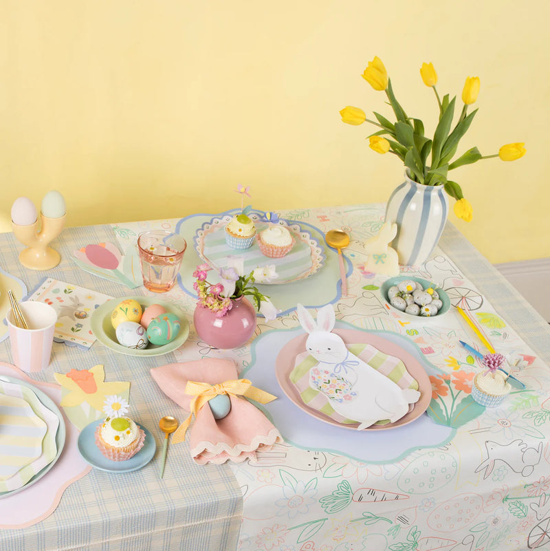 Easter Colour In Activity Tablecloth