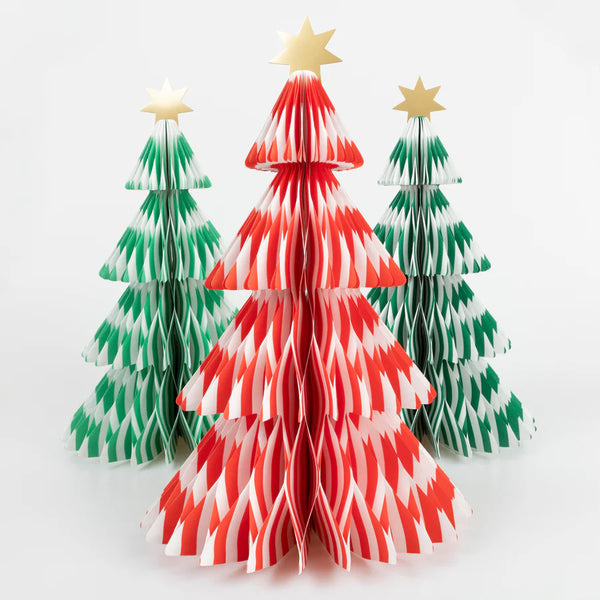 Stripe Paper Honeycomb Trees