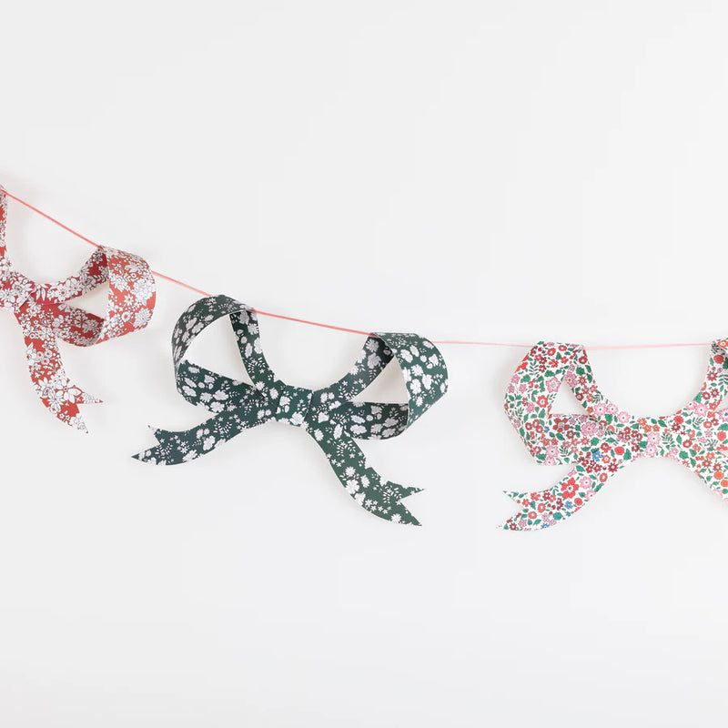 Meri Meri x Liberty Festive Bow Garland