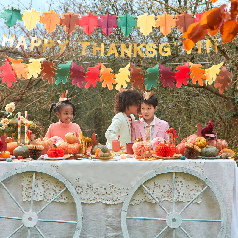 Mixed Thanksgiving Honeycomb Decorations