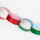 Glitter Paper Chains Set