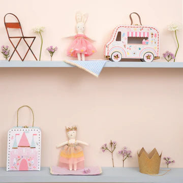 Mini Princess Cat & Suitcase Doll