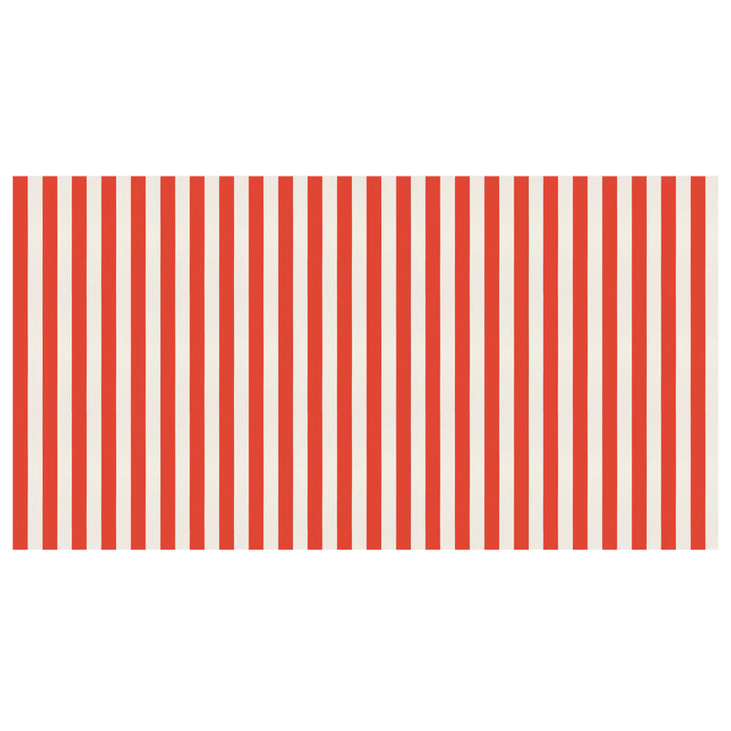 Red Striped Tablecloth