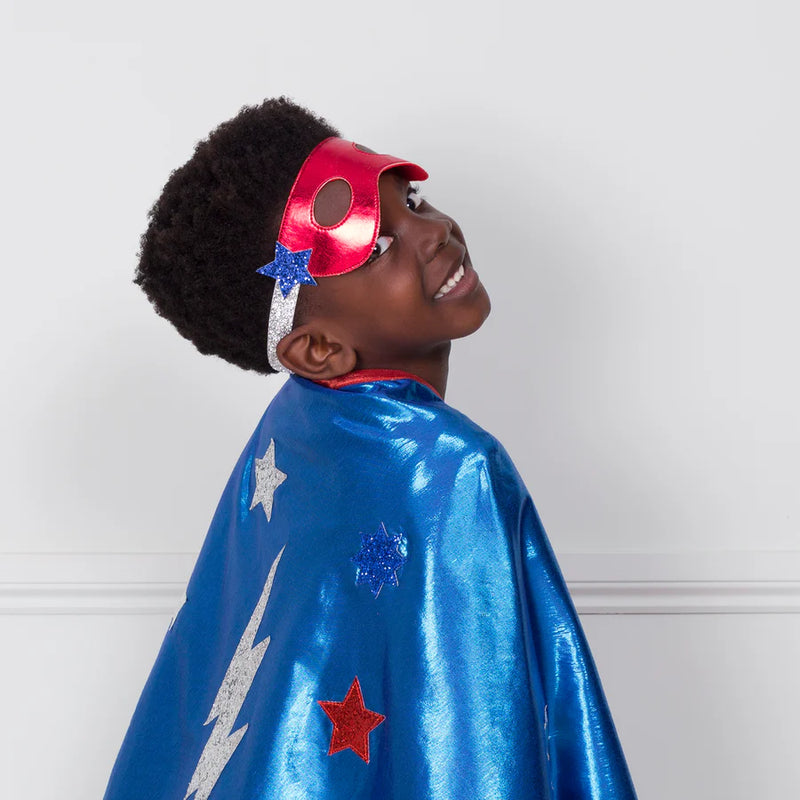 Blue Superhero Cape Dress Up