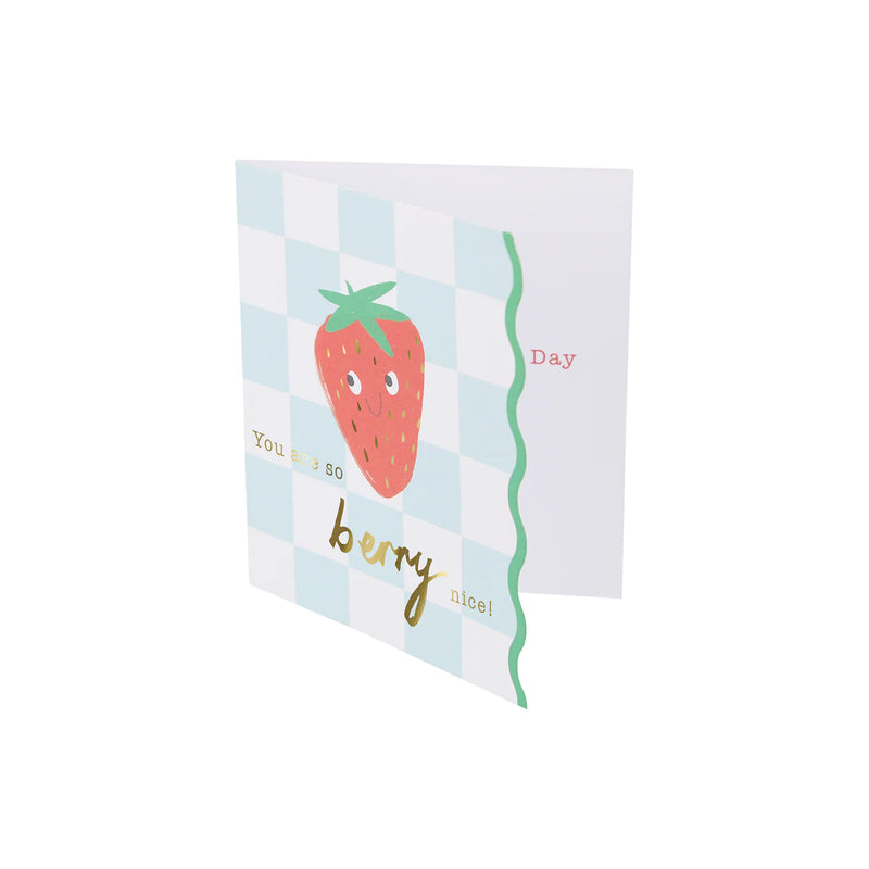 Fruit Basket Kids Valentine's Cards & Erasers Set