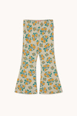 Flowers Rib Pant | Dark Vanilla