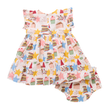 Baby Girls Jennifer Dress Set | Birthday Star