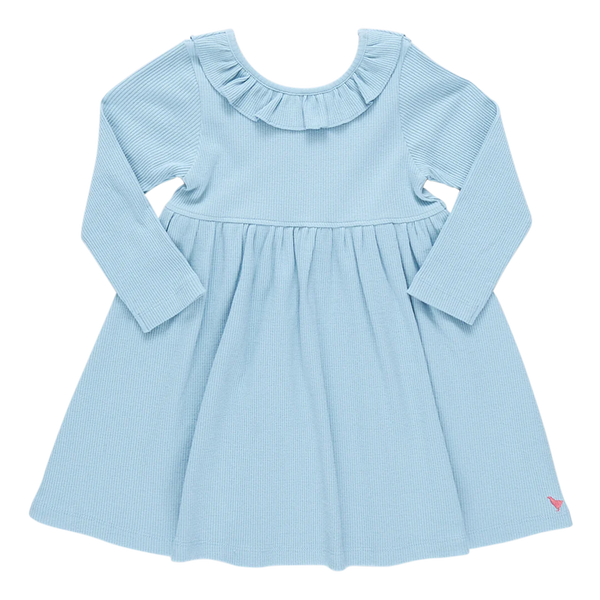 Princess Diana Rib Dress | Light Blue