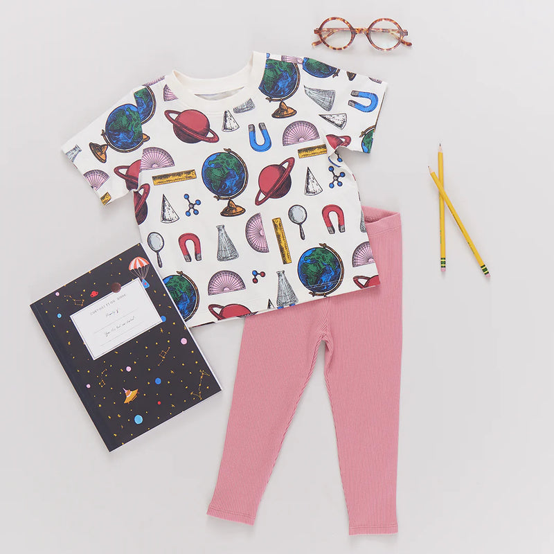 Kids Organic Tee | Scholar Doodle