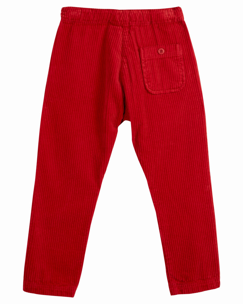 Corduroy Trousers | Red