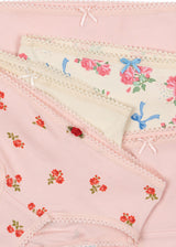 Basic 5 Pack Girl Underpants Gots