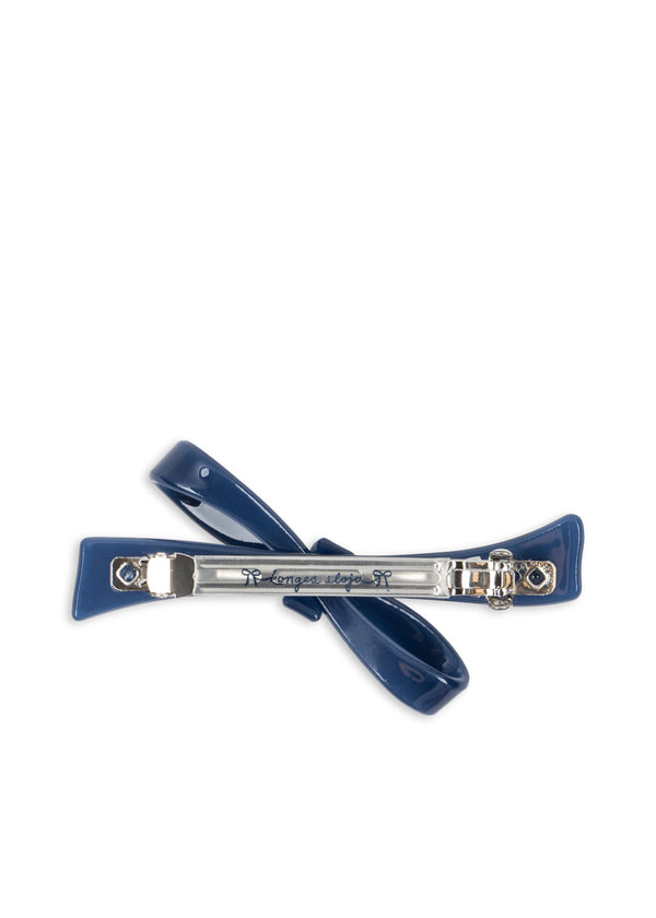 Belma Bow Hair Clip | Ensign Blue