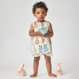 Baby Boys Noah Jumper | Blue Vintage Bunnies