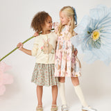 Girls Jennifer Double Ruffle Dress |  Vintage Bunnies