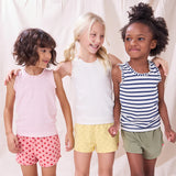 Joy Ruffle Rib Tank | Light Blue