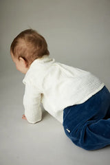 Textured Baby Shirt | Ivory