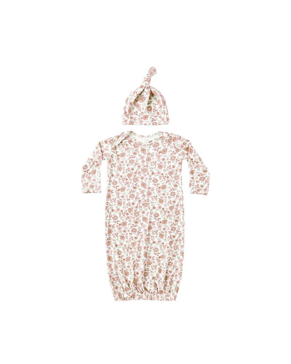 Bamboo Baby Gown + Hat Set | Bloom