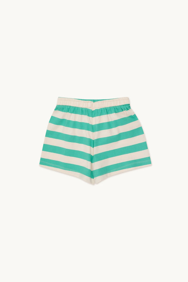 Stripes Short | Light Cream/Emerald