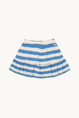 Stripes Skirt | Light Cream/Azure