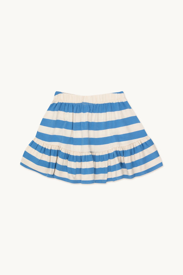 Stripes Skirt | Light Cream/Azure