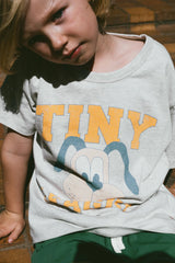 Tiny League Graphic Tee | Light Grey Heather